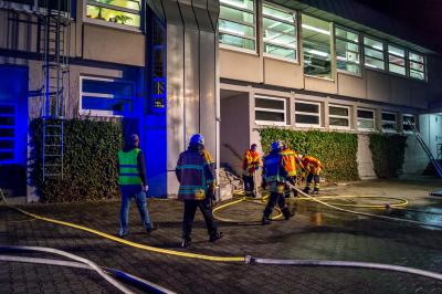 Winnenden: 100.000 Euro Schaden nach Gebaeudebrand in der Waescherei des Klinikum